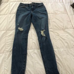 High rise jeans